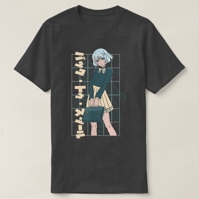 Camiseta Animação de Estilos do Japão (Frente do Design)