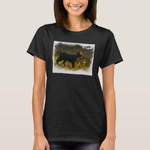 Camiseta Animação de Gato Fluxo Filme Adesivo1