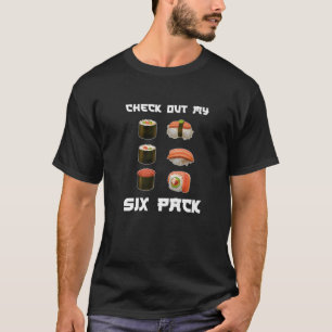 Camiseta Animação de Giro Japonês Sushi Lover Figura Noo