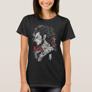 Camiseta Animação de Ilustração do Anime Manga Motif