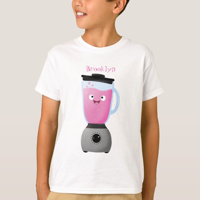 Camiseta Animação do aparelho de cozinha de misturador de c (Frente)