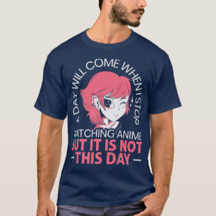 Camiseta Animação do Lover do Anime Fan Reader Otaku Kawaii