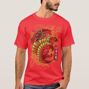 Camiseta Animação japonesa do dragão japonês dragões de tok