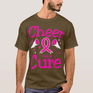 Camiseta Animação Para A Consciência Do Cancer Da Mama De C