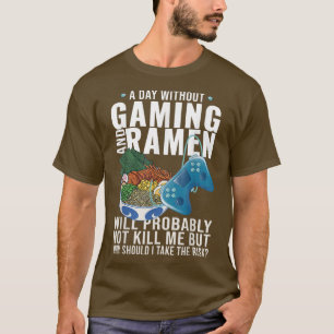 Camiseta Animação para Jogadores de Jogo Maravilha Noodle J