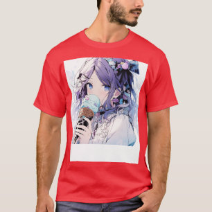 Camiseta animação sorvete