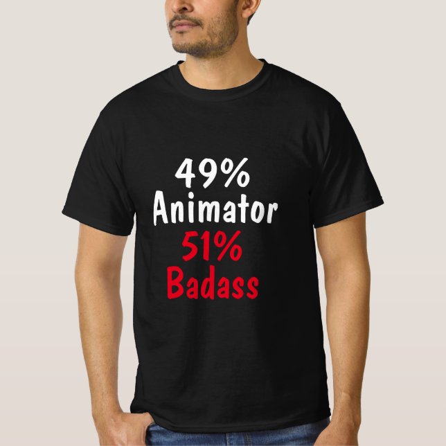 Camiseta Animador Badass (Frente)