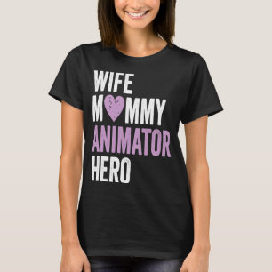Camiseta Animador desolado, Mamãe animadora de esposas, her