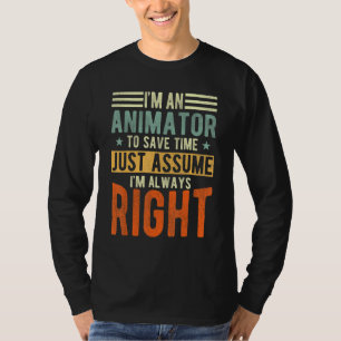 Camiseta Animador, sou sempre o animador certo