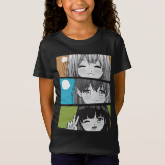 Camiseta Animadora Engraçada Estética Japonesa Kawaii Otaku