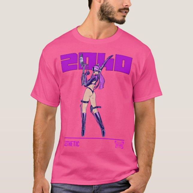 Camiseta Animadora futurística (Frente)