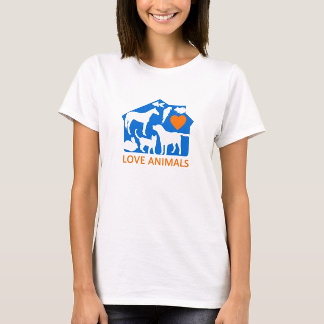 Camiseta animais amadores (Frente)