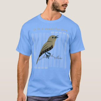 Camiseta Animais amam pássaros amam melhor galinha