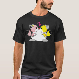 Camiseta Animais amigos apaixonados