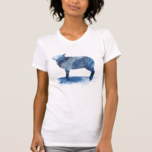 Camiseta Animais Azuis-do-cobalto - Ovinos