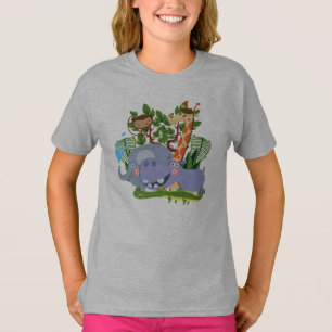 Camiseta Animais bonitos do safari