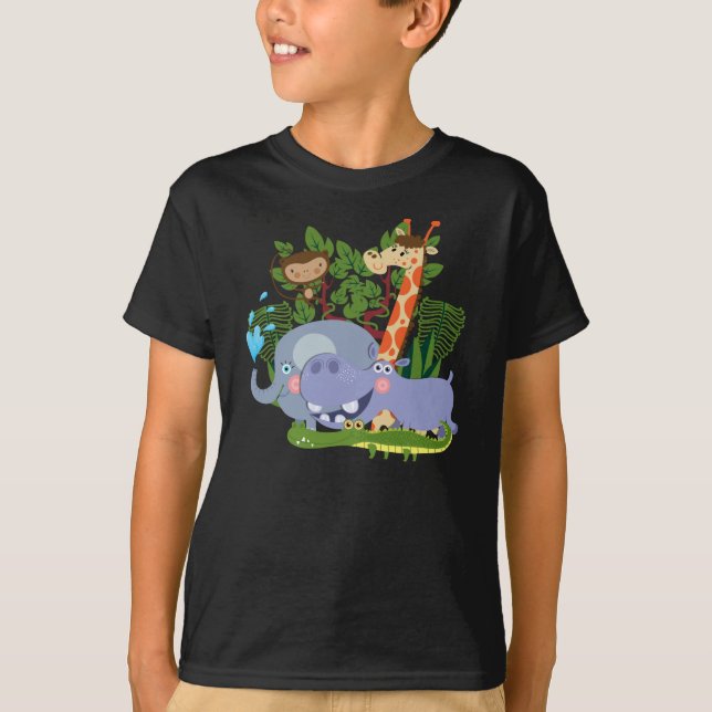 Camiseta Animais bonitos do safari (Frente)