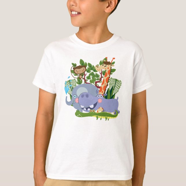 Camiseta Animais bonitos do safari (Frente)