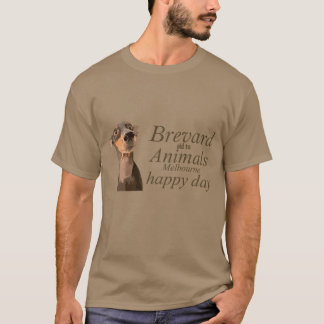 Camiseta animais cachorro feliz dia design presente retrô