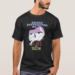 Camiseta Animais Costurando Couro-Cabeça-De-Gato