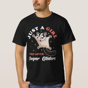 Camiseta Animais Cuecas De Glider De Açúcar