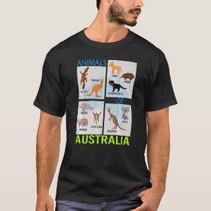 Camiseta Animais Da Austrália Native G'day australiana Auss