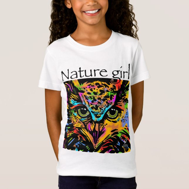 Camiseta Animais da coruja natural (Frente)