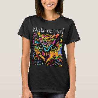 Camiseta Animais da coruja natural