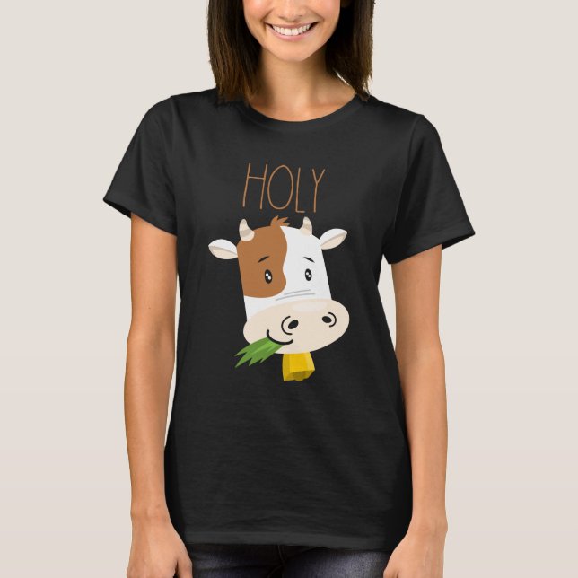 Camiseta Animais Da Exploração De Vaca (Frente)