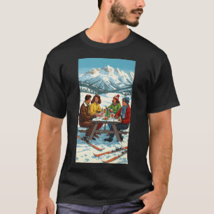 Camiseta Animais da Floresta Fogueira Sob as Estrelas
