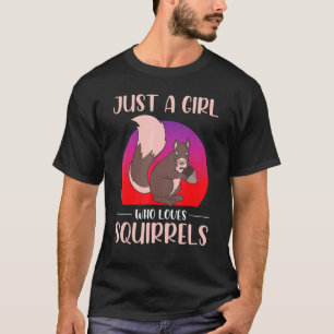 Camiseta Animais Da Floresta Selvagem Apenas Uma Menina Que