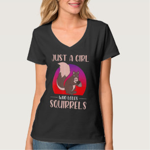 Camiseta Animais Da Floresta Selvagem Apenas Uma Menina Que