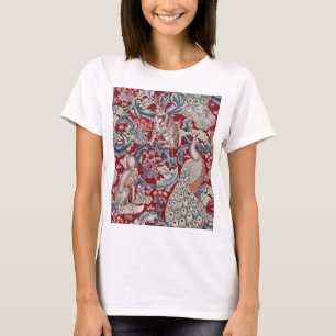 Camiseta Animais da Floresta, William Morris