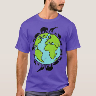 Camiseta Animais da Terra Ambiente de Conservação da Vida S