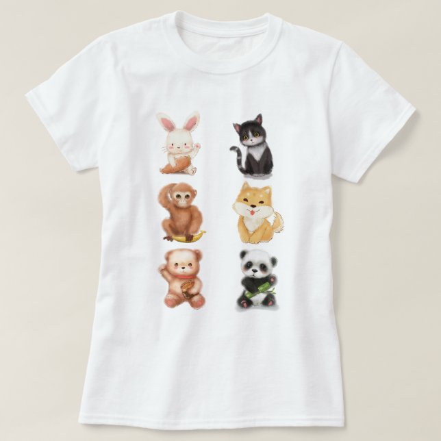 Camiseta Animais de Corte (Frente do Design)
