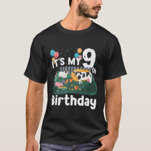 Camiseta Animais De Criação 9.O Aniversário Agricultura De
