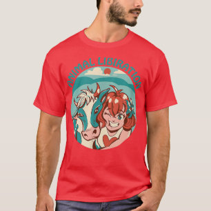 Camiseta Animais de criação de animais Vegetarianos não