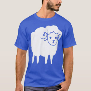 Camiseta Animais de criação de Fazenda de ovinos Kawaii