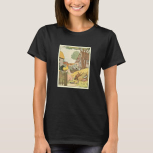 Camiseta Animais de Criação de Livros Históricos Infanti