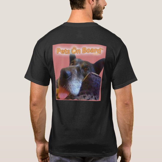 Camiseta Animais de estimação a bordo do t-shirt do ™, (Verso)