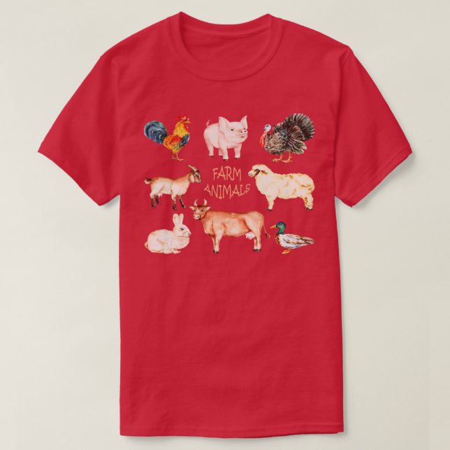 Camiseta Animais de exploração (Frente do Design)