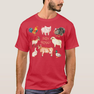 Camiseta Animais de exploração