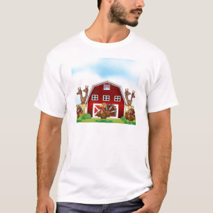 Camiseta Animais de fazenda
