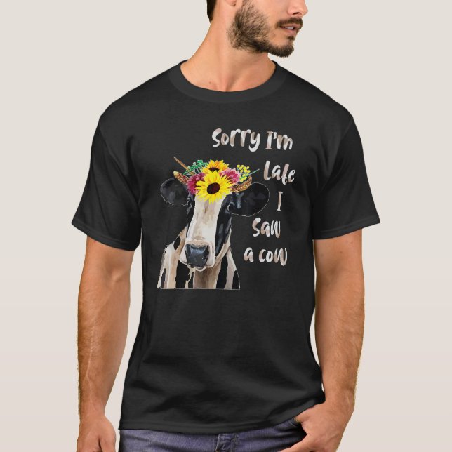 Camiseta Animais de fazenda bonitos no campo, me desculpe p (Frente)