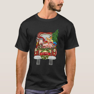 Camiseta Animais de Fazenda do País Ocidental Feliz Natal V