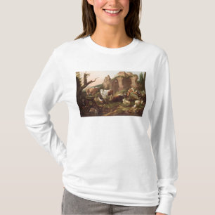 Camiseta Animais de fazenda em uma paisagem, 1685