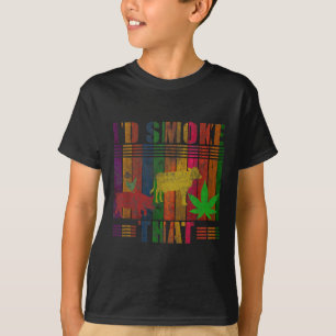 Camiseta Animais de Fazenda Vintage Retro Id Fumar Aquelas