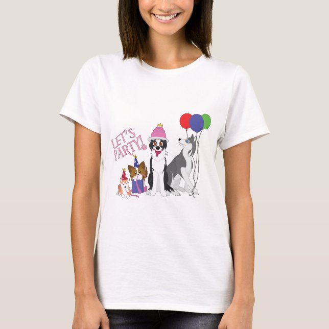 Camiseta Animais de festa (Frente)