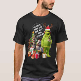 Camiseta Animais de Festa de Natal