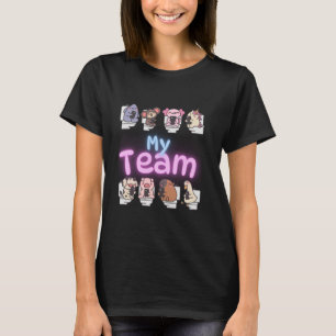 Camiseta Animais de Humor de Banheiro, Presente Divertido p